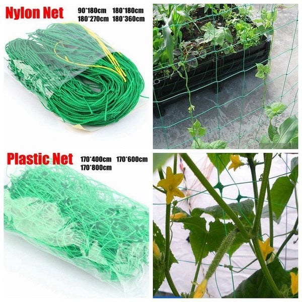 1pc Garden Plants Climbing Net Plastic & Nylon Net Morning Glory Flower Vine Netting Support Net Grow Net Holder Garden Netting